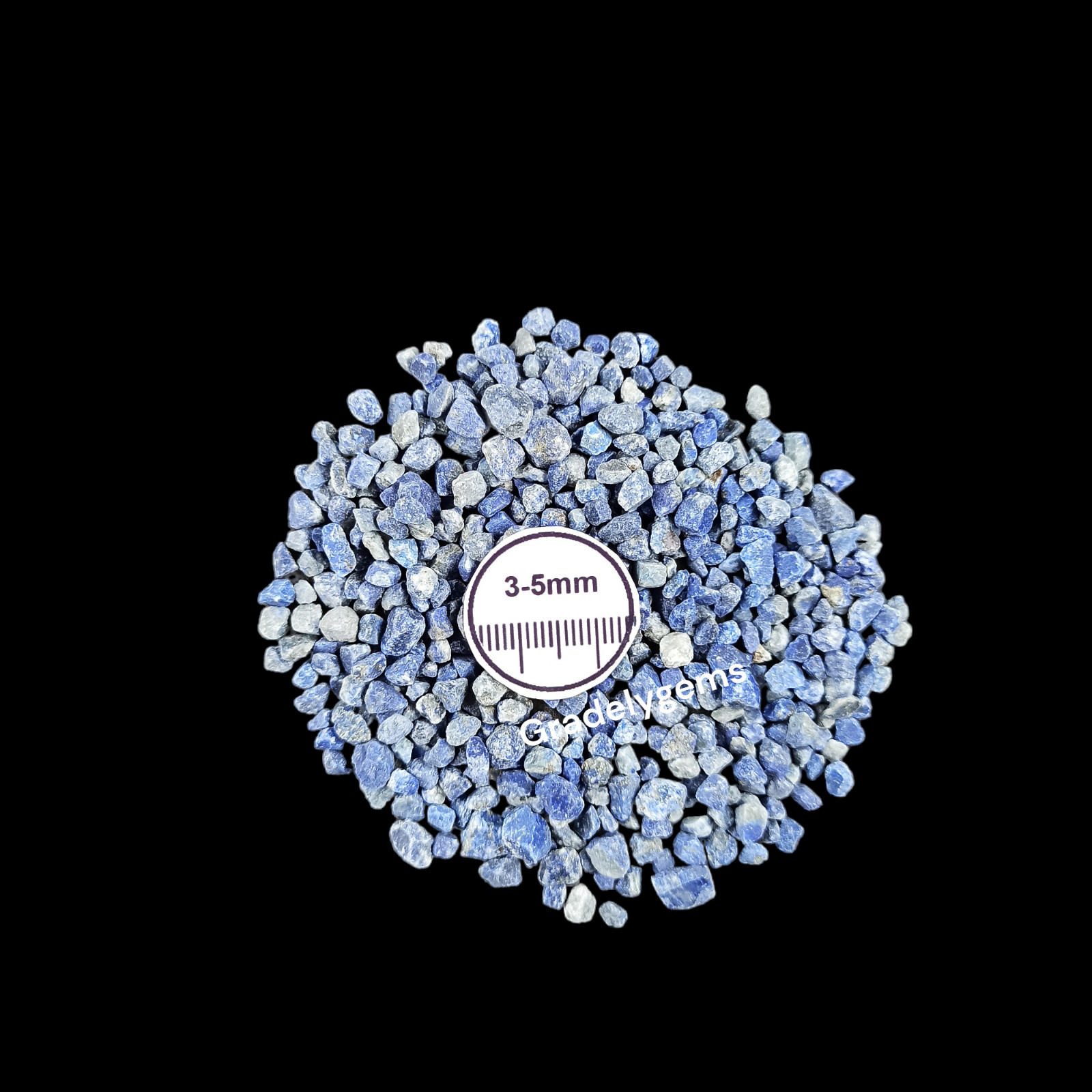 Lapis Lazuli Gemstone Crushed Powder – Royal Blue Radiance for Resin Art, Crafts