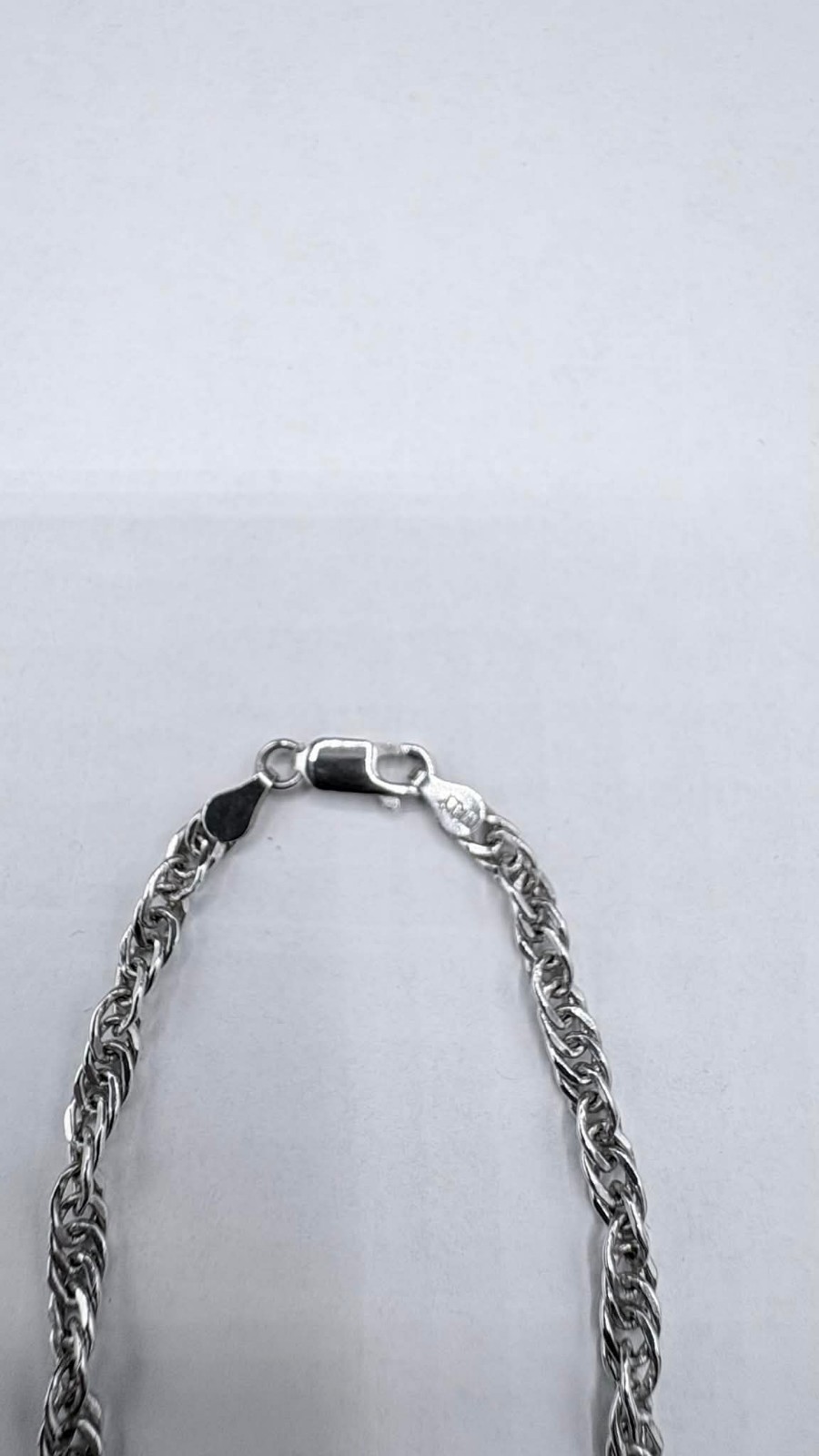 Italian 925 Sterling Silver 4.3mm Cuban Curb Link Bracelet 7.75″