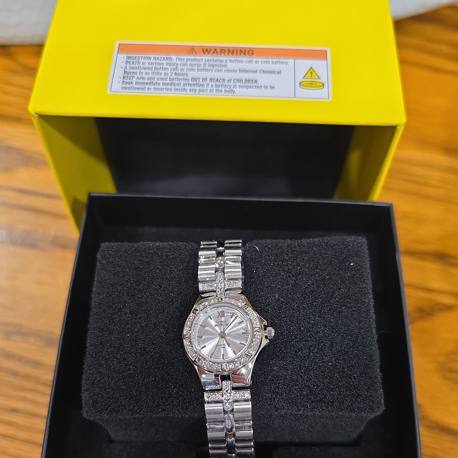 Invicta Wildflower Swiss Ronda 763 Caliber Women’s Watch 21.5mm 0132 Silver New!
