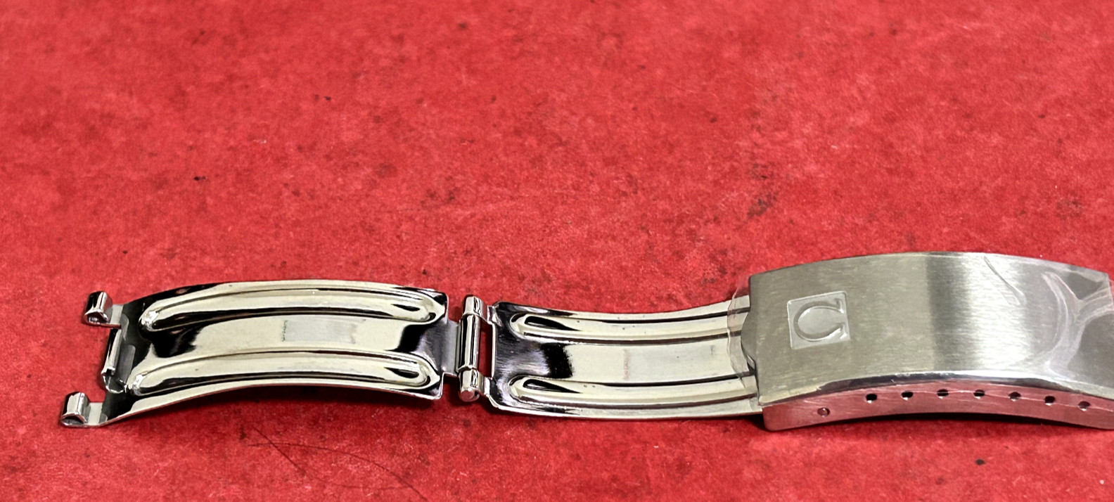 Omega Speedmaster Insert buckle stainless steel ref 1162/173 unused (173)