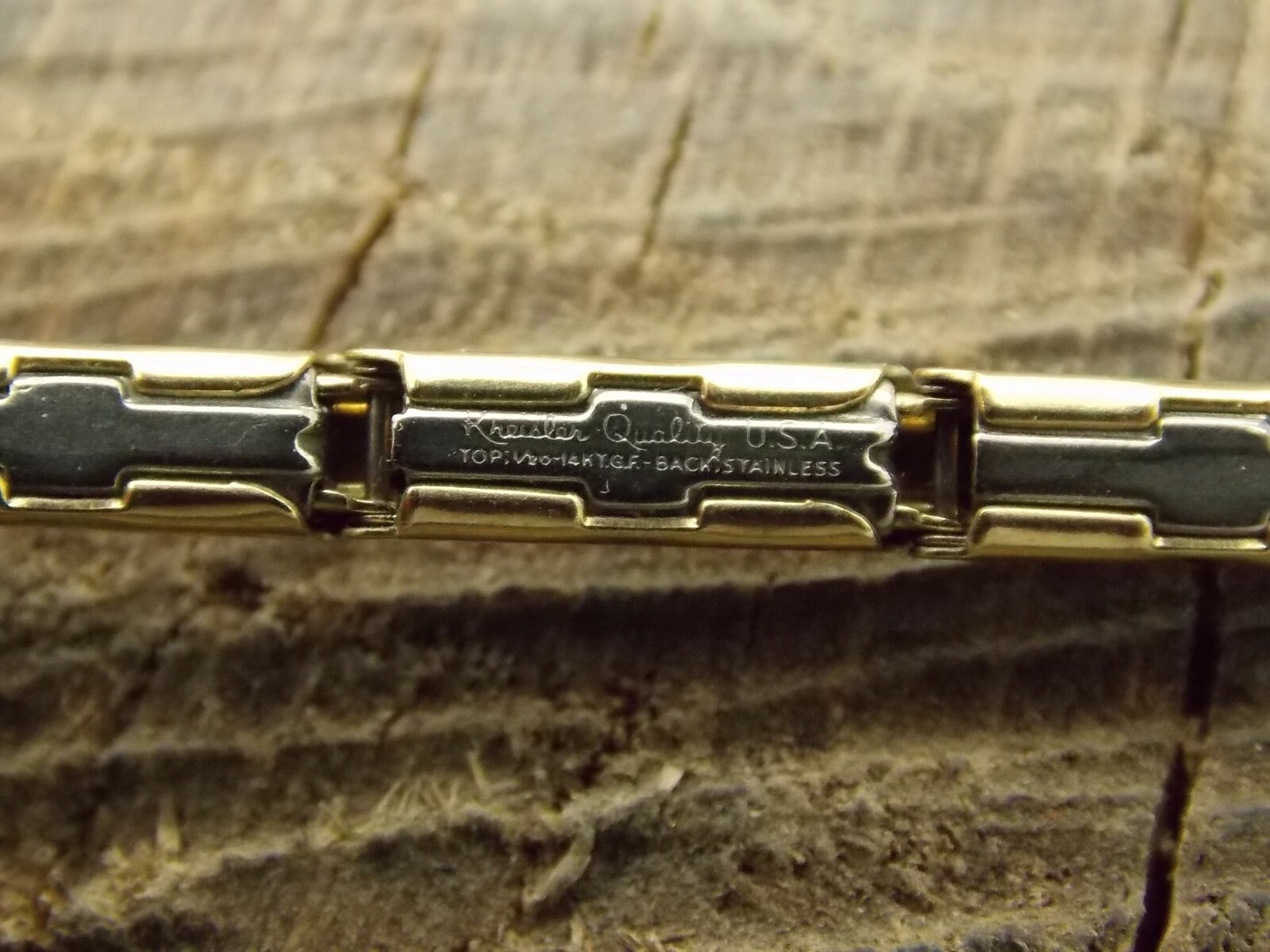 Kreisler USA Vintage Watch Band NOS Unused Expansion Gold Filled C-Ring Bracelet