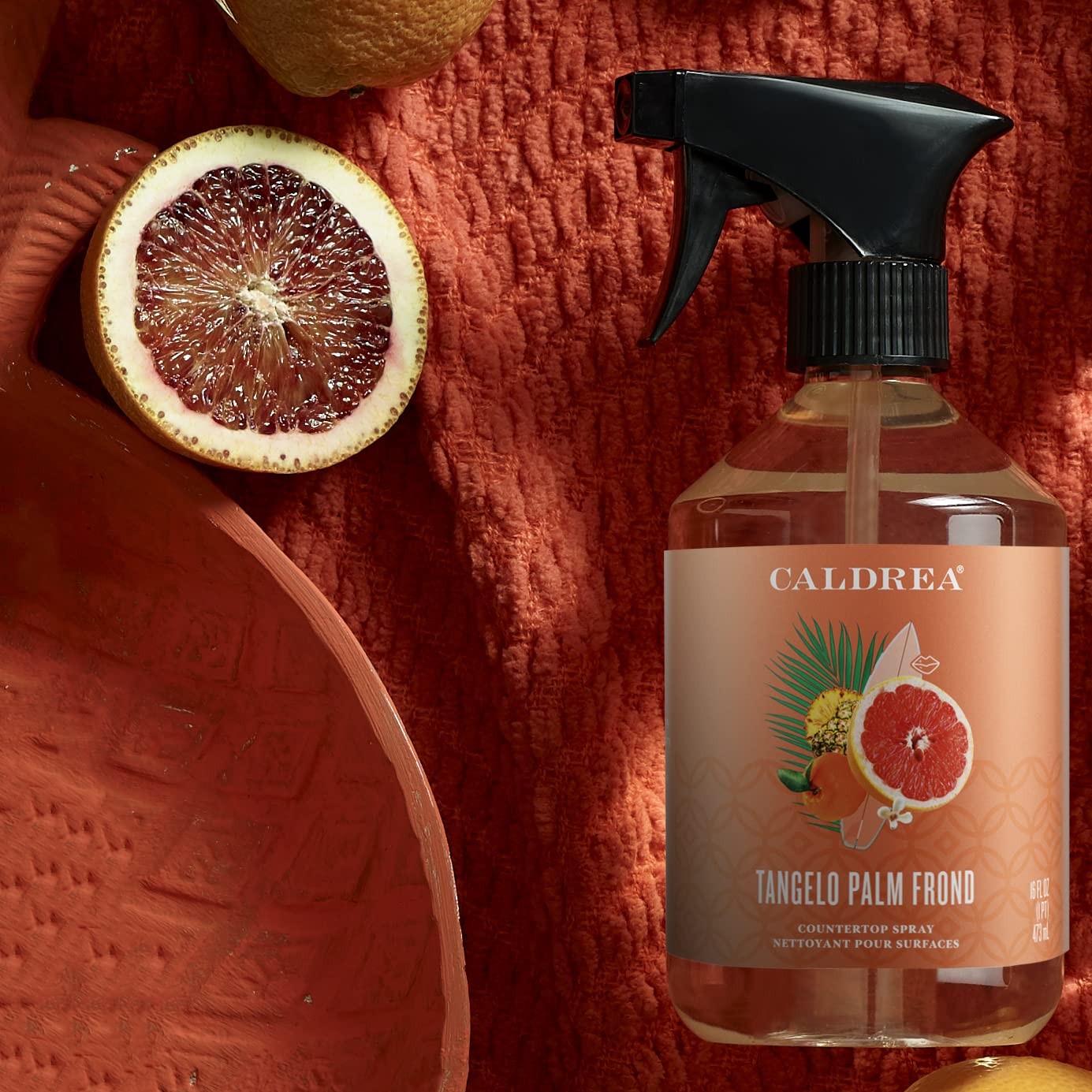 Caldrea Multi-surface CounterTop Spray Cleaner, Made 16 Fl Oz (Pack of 1)