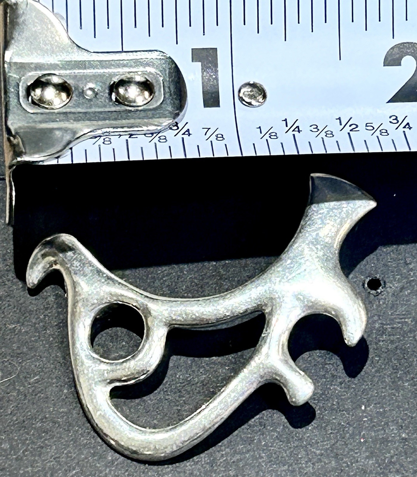 Mid Century Andreas Laura Tana Sterling Silver Abstract Bird Brooch Norway 6.76g