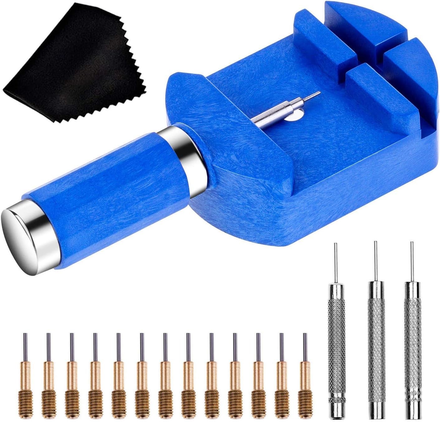 Watch Link Removal Tool Kit – Replacement Pins and Pin Punches for Bracelet S…