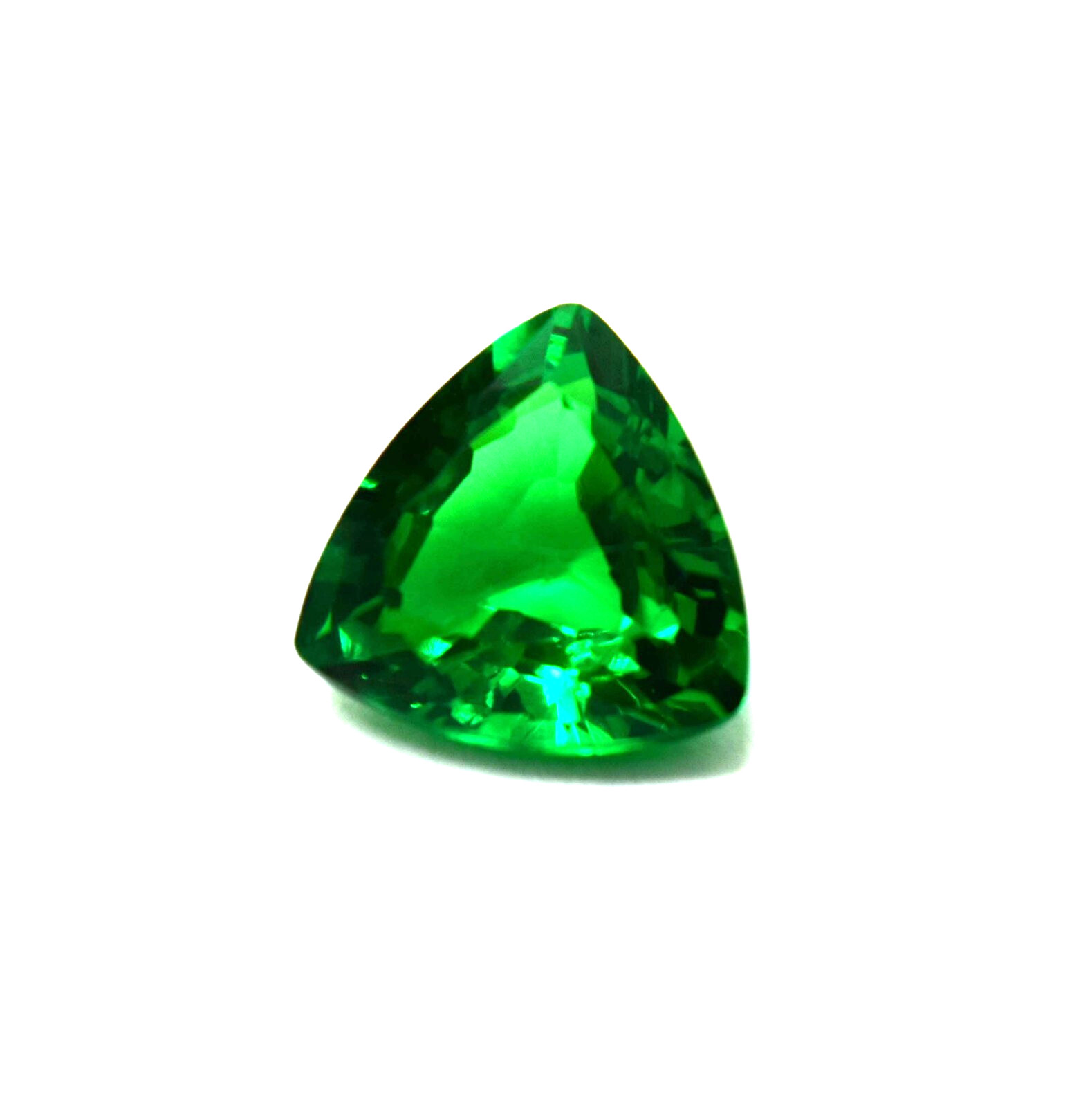 10-12 CT Trillion Cut Kenya’s Certified Natural Tsavorite Green Garnet Gemstone