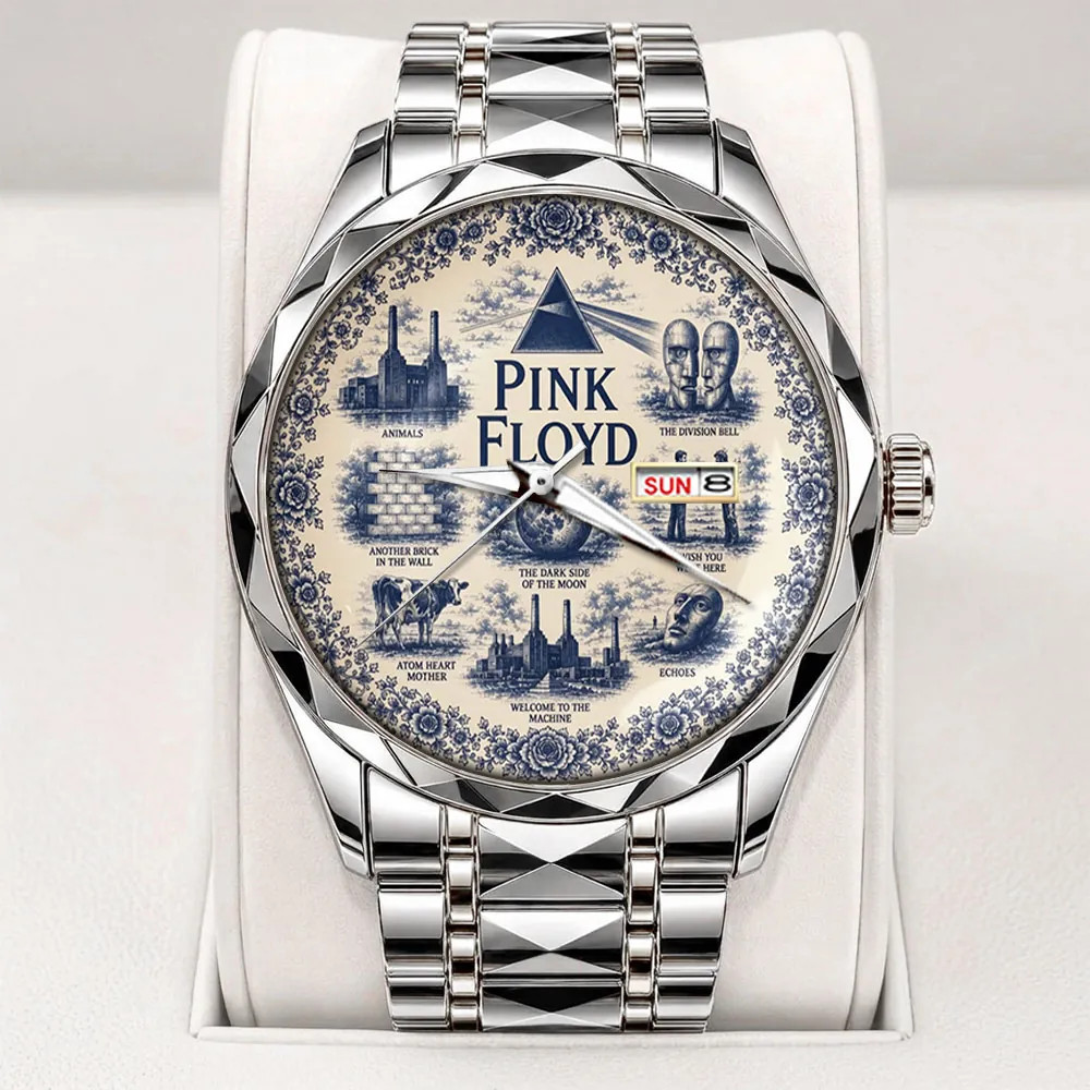 Pink Alloy Luxury Quartz Watch