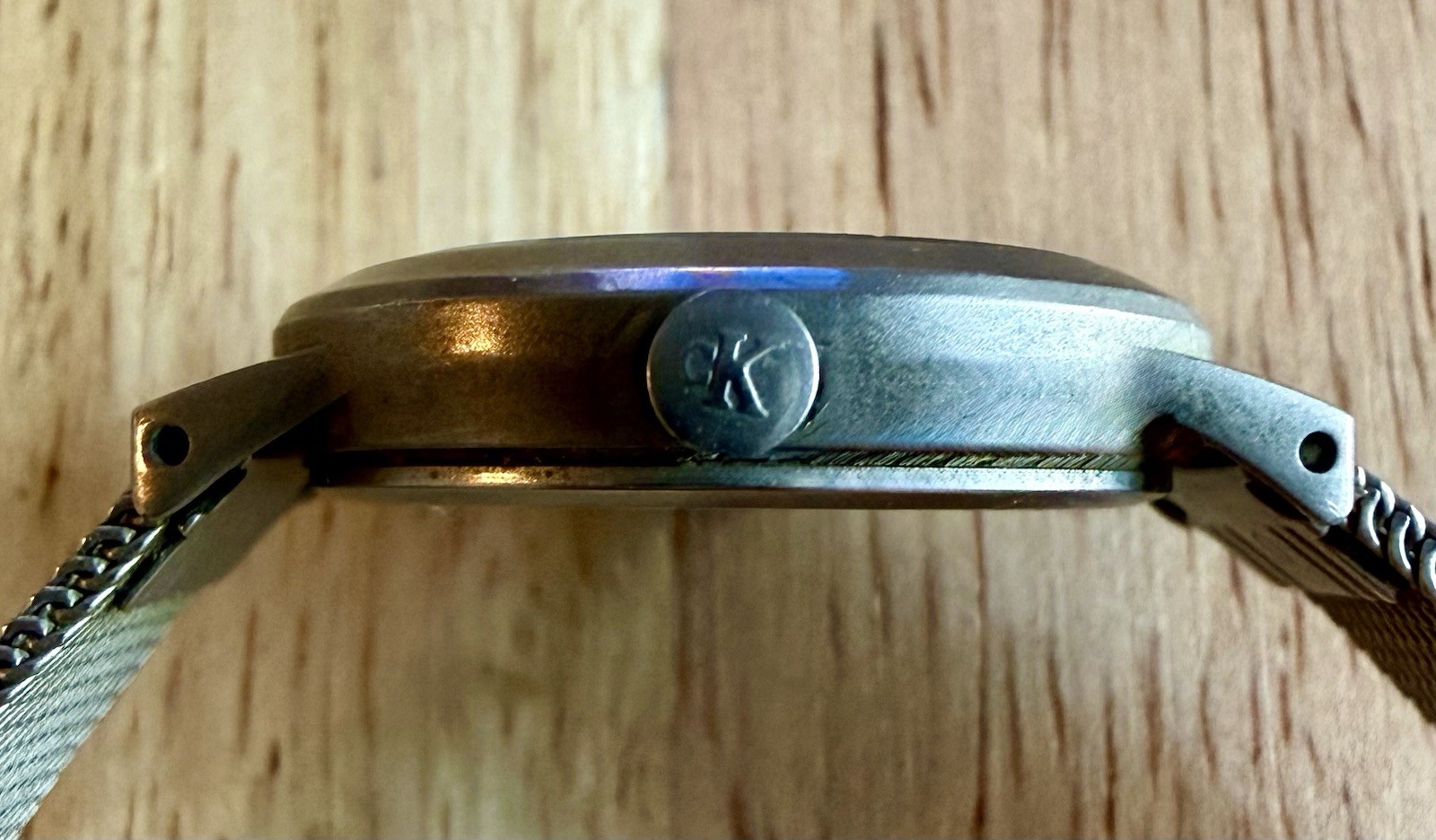 EXCELLENT COND. Ladies CK (Calvin Klein) Minimalist All Steel Quartz – RUNNING