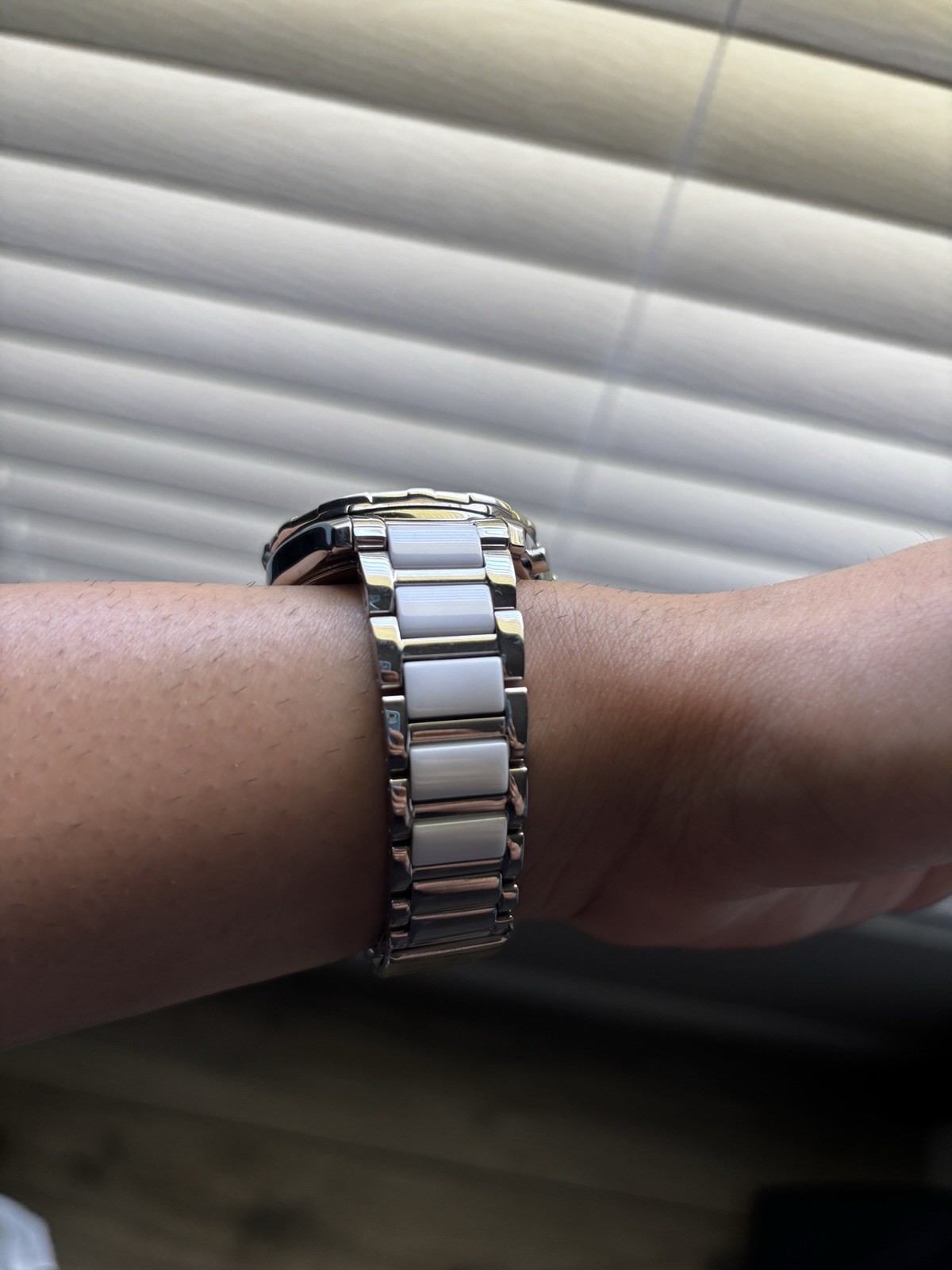 Citizen Eco-Drive Women’s Chronograph Date White Dial Silver/White Bracelet