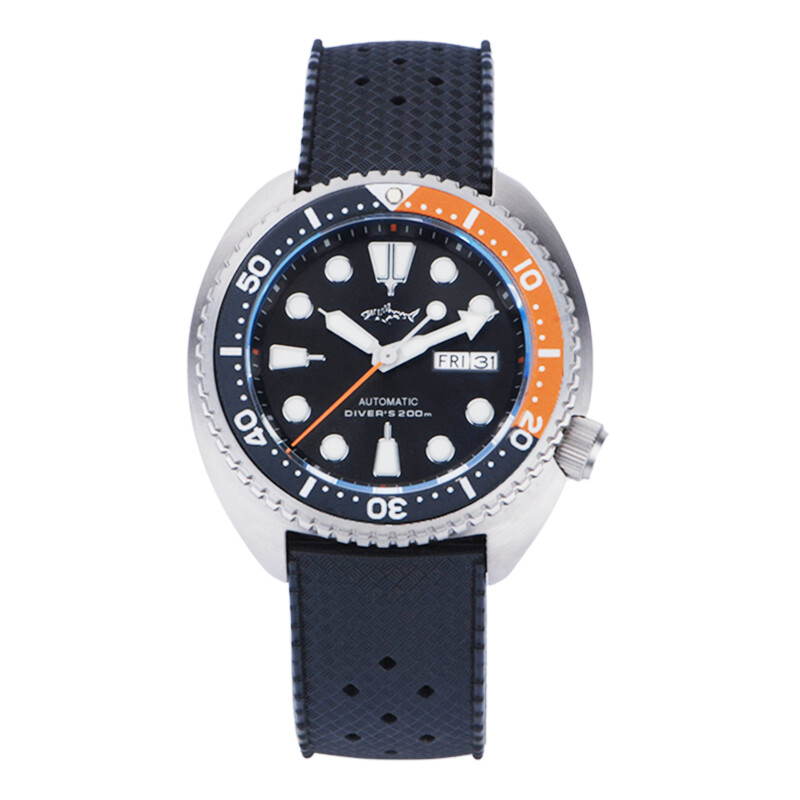 Heimdallr Sharkey TITANIUM SPR777 6309 Day Date NH36A Diver 200M Automatic Watch