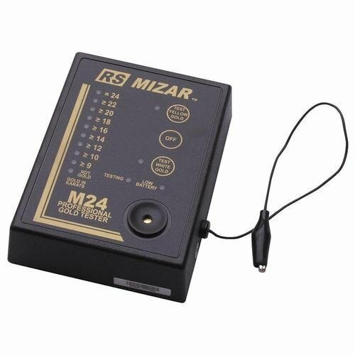 RS Mizar M24 Electronic., Gold And Platinum Karat Jewelry Ring Tester 9k-24k
