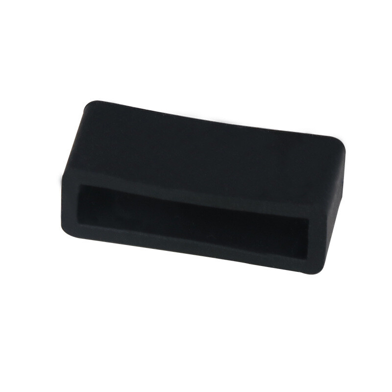 2 Pack Silicone Watch Strap Band Loop Hoop Retainer Buckle Holder Ring Keeper