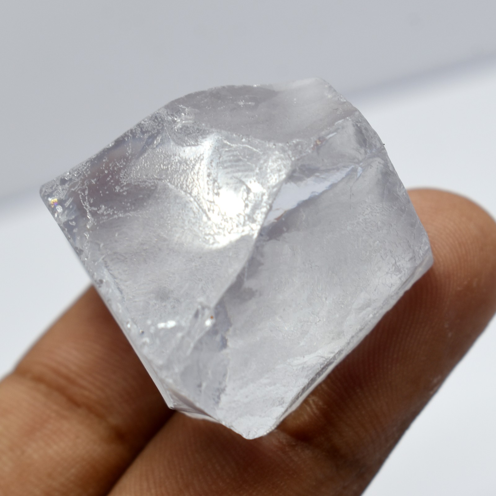 CERTIFIED 315.70 Ct Natural Sapphire White Uncut Rough Huge Size Loose Gemstone