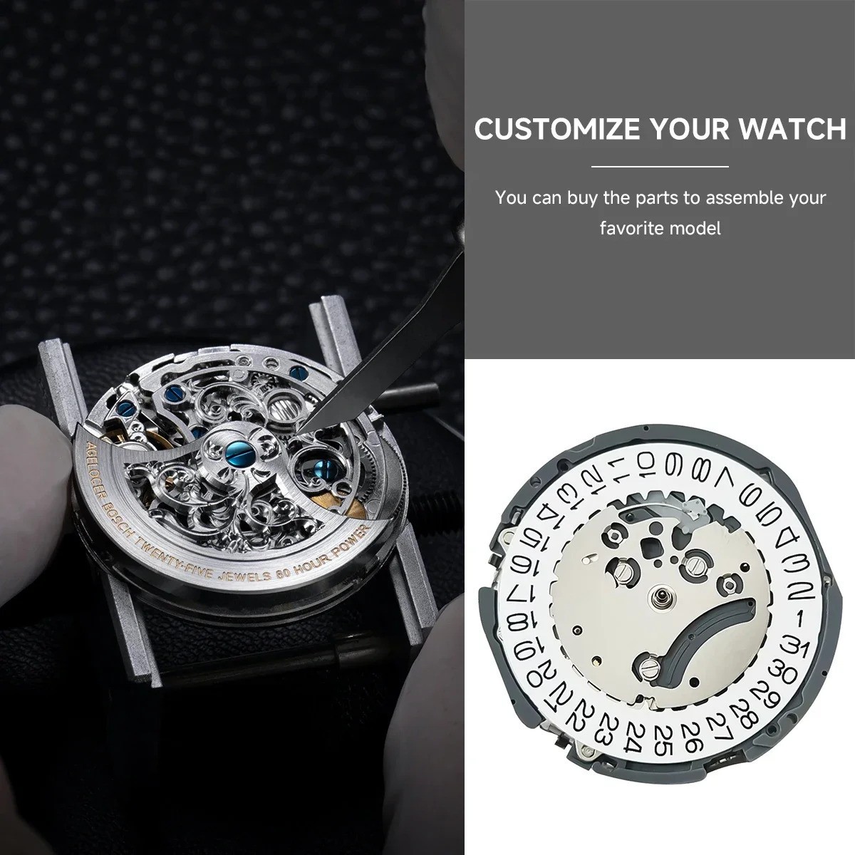 Japan VK63A Chronograph Quartz Movement with Battery VK63 VK61A VK67A Genuine