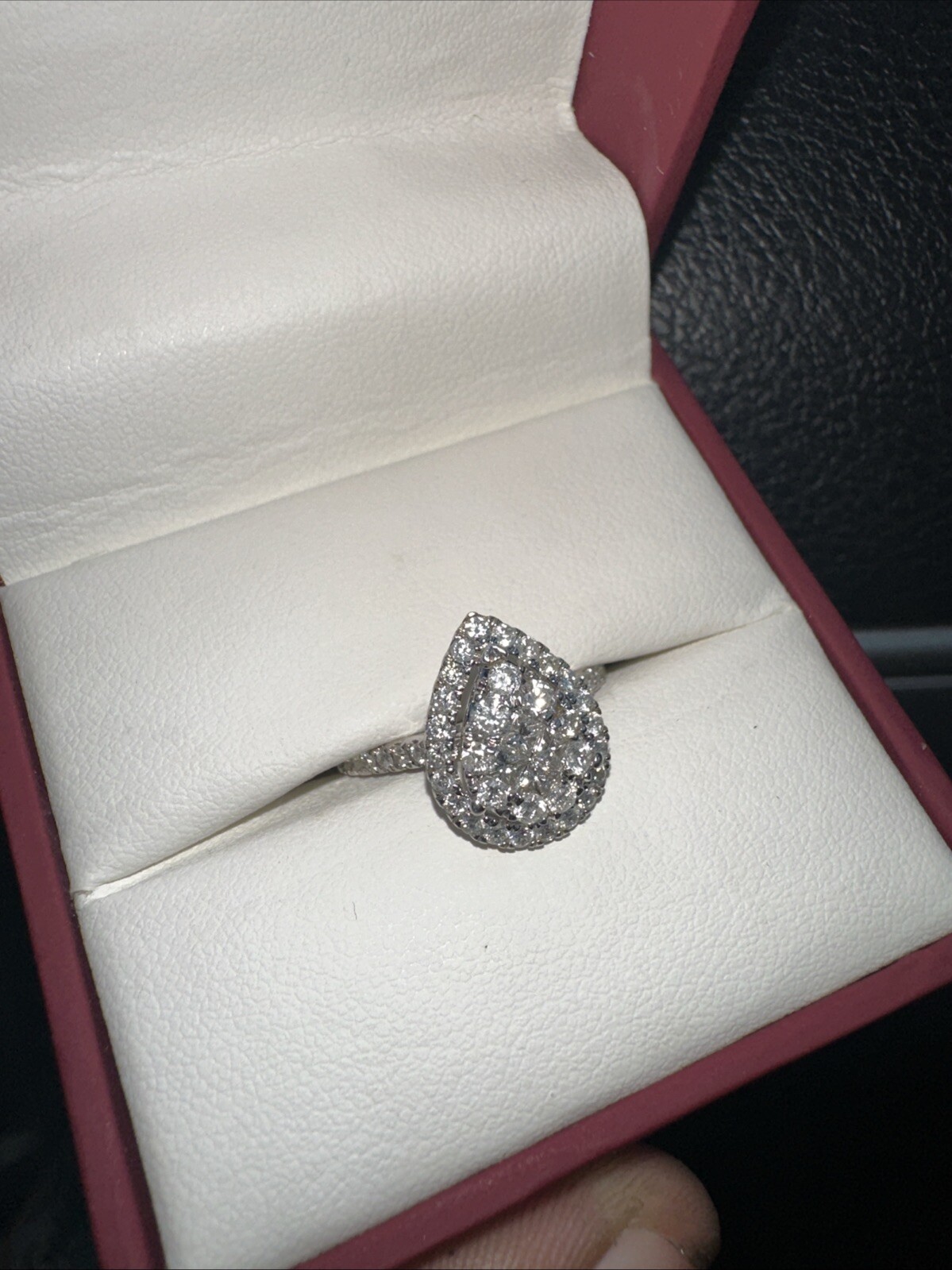 Diamond Engagement Ring in 1OK White Gold