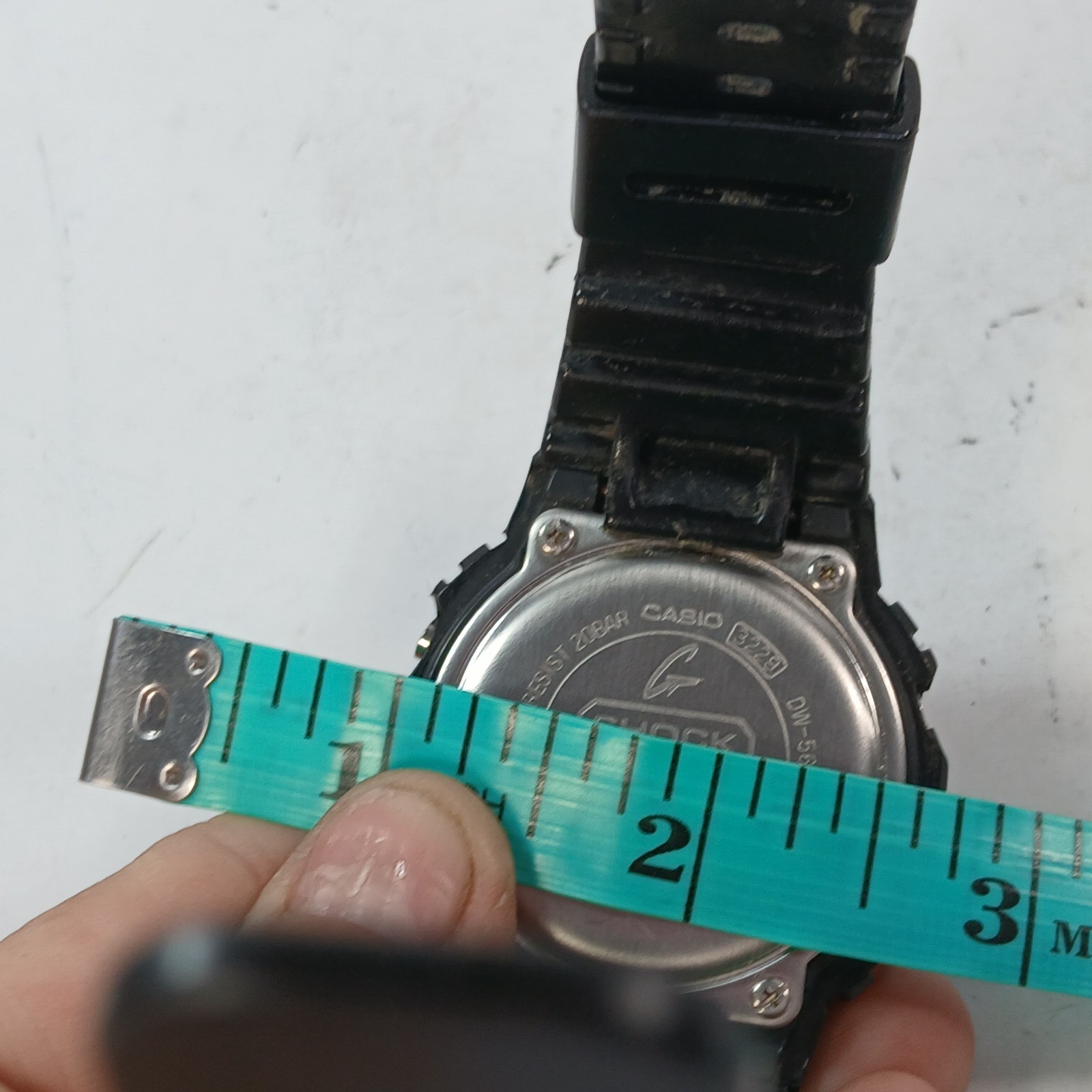 Casio G-Shock Watch Men Digital 44mm Backlight 3229 DW-5600E NEEDS BATTERY