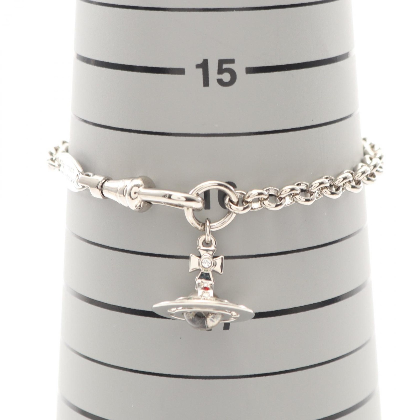 Vivienne Westwood NEW PETITE ORB Bracelet 61020057/02P019 SS Multicolor NEW 16cm