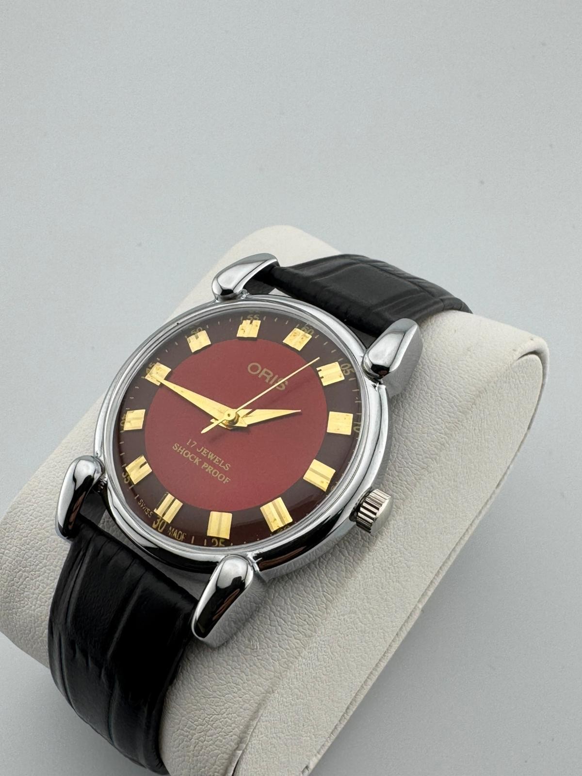 Vintage Oris || 17 Jewels | Red Dial || Mint Condition || Swiss Made