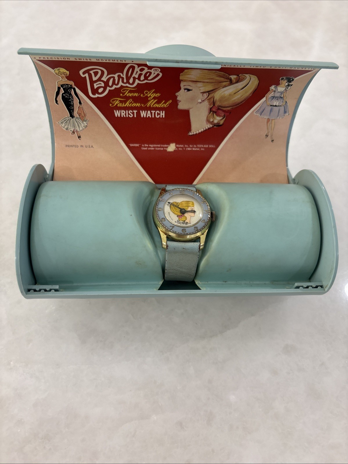 Vintage 1964 Barbie Watch – Bradley No. 191 Ponytail – Original Box
