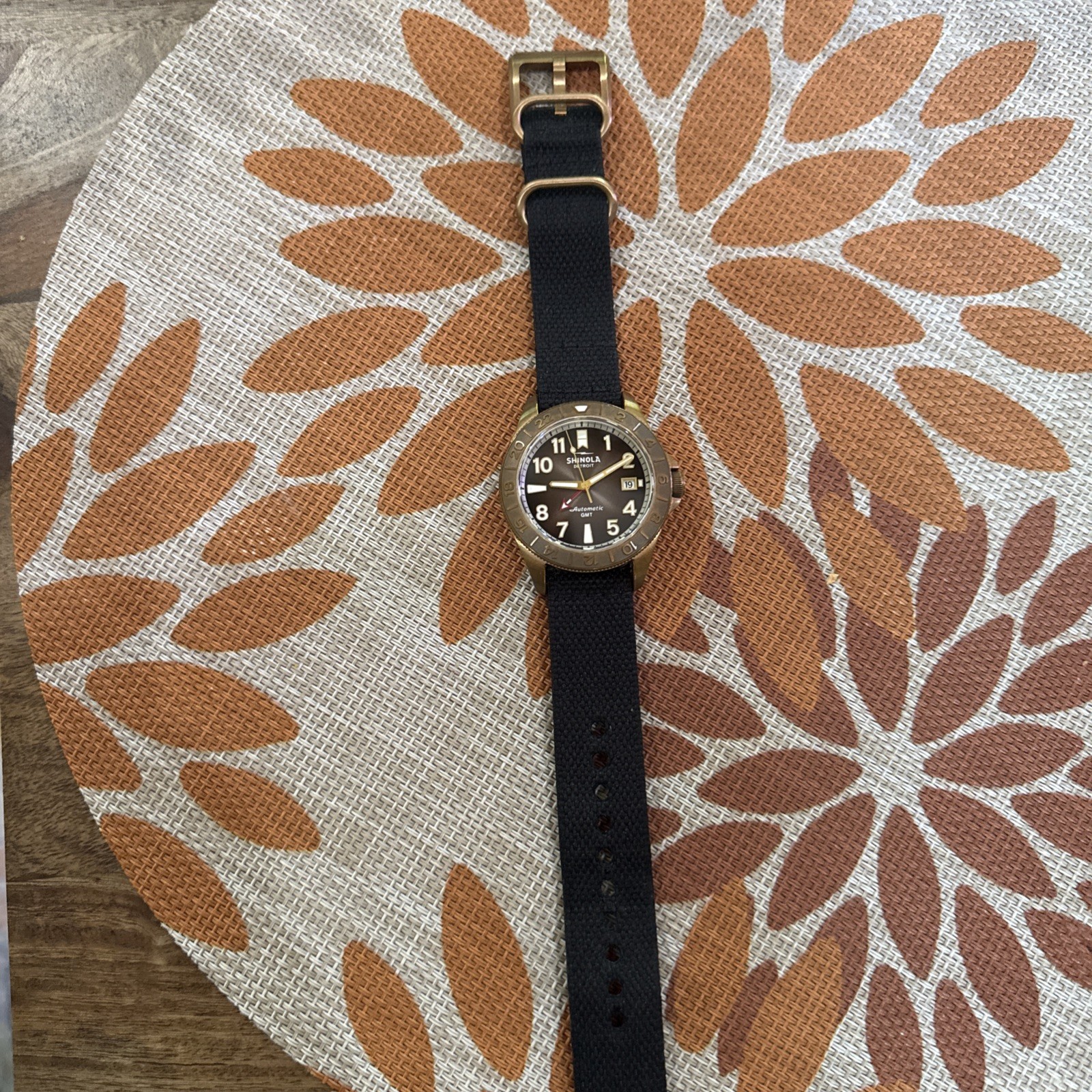 Shinola Bronze Monster GMT – Excellent w/ extra straps