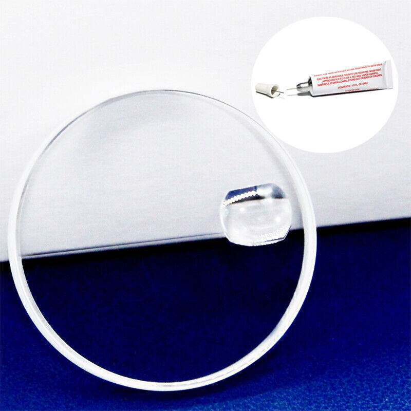 1pc Sapphire Bubble Magnifier Lens for Date Window Watch Crystal Glass