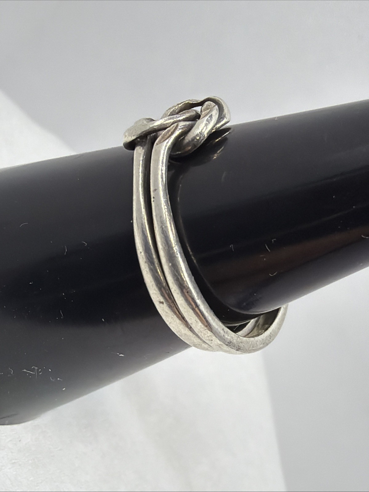 Vintage Wheeler Manufacturing Double Knot Ladies Ring 925 Sterling Silver Size 6