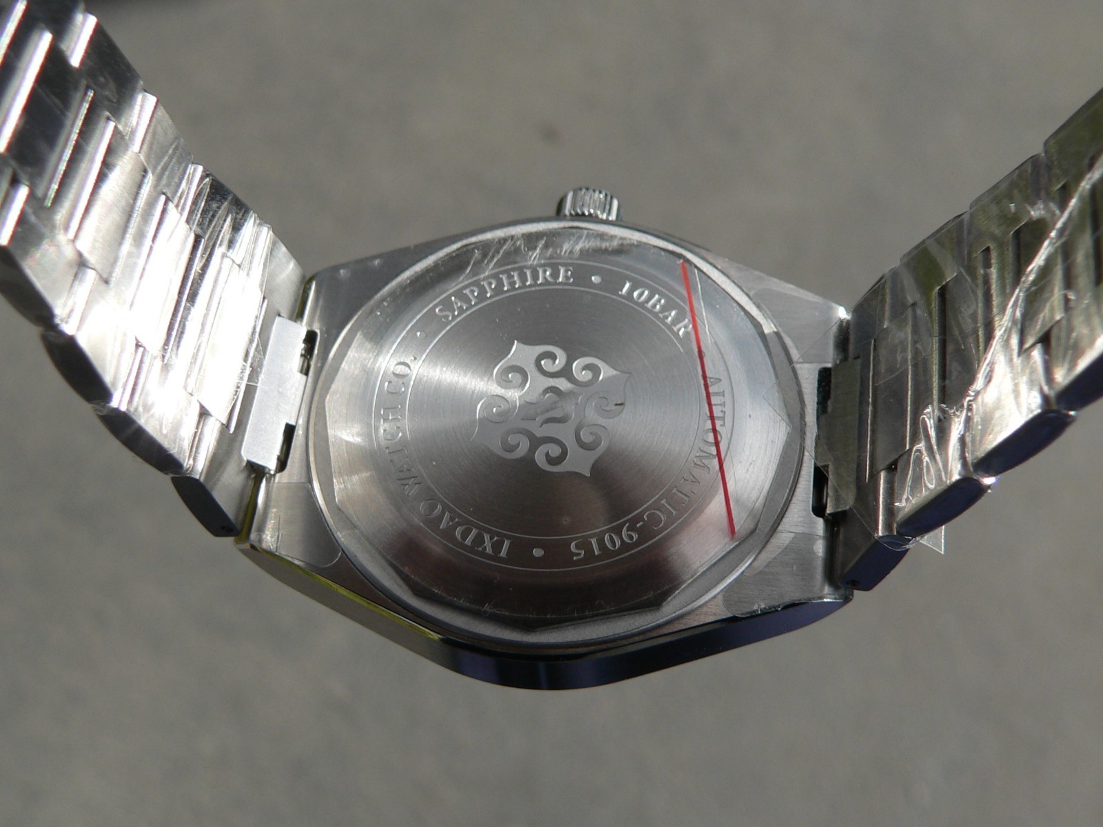 New IXDAO Warrior watch, mother of pearl dial, Miyota 9015 automatic, sapphire