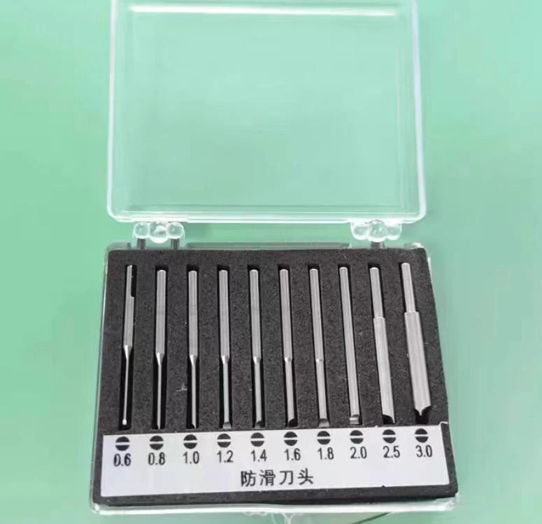 10pcs 0.6-3.0mm Anti Slip T Shaped Screwdriver Steel Blades Watch Repair Tool