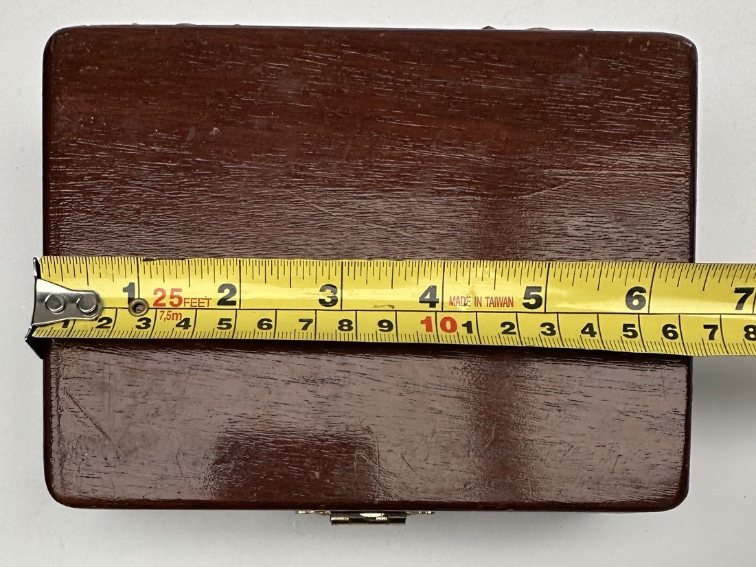 Vintage Pocket watch display case – Holder for 6 pocket watches – 16cm x 12cm