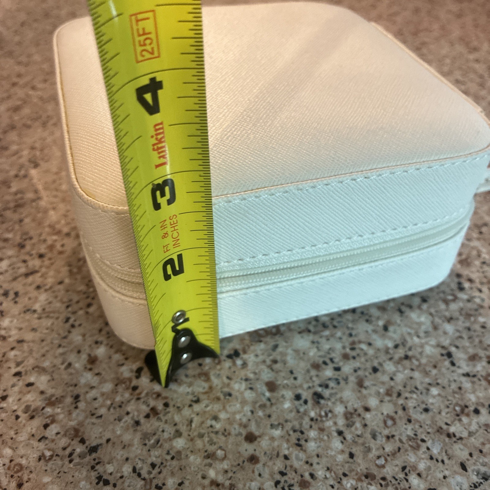 Travel Jewelry Organizer Case Small Portable Jewelry Box w/ Zipper