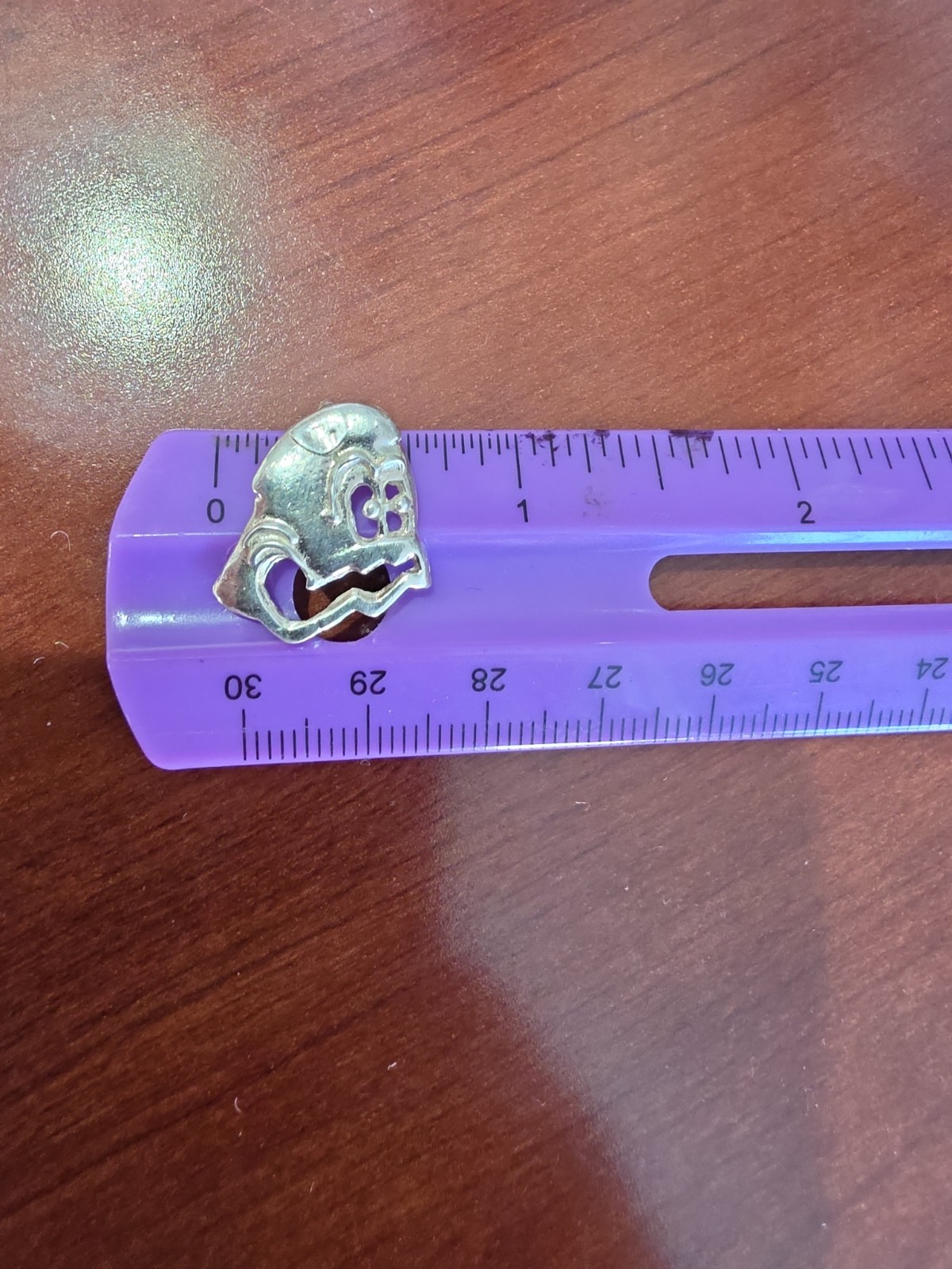 Vintage 80’s Pac Man Ghost Monster 925 Sterling Silver Pendant Charm