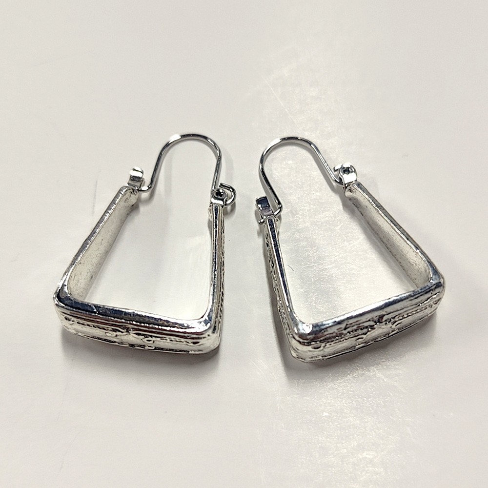 Silvery For Boho Unique Vintage Earrings Stirrup Horse Jewelry Retro Style Women