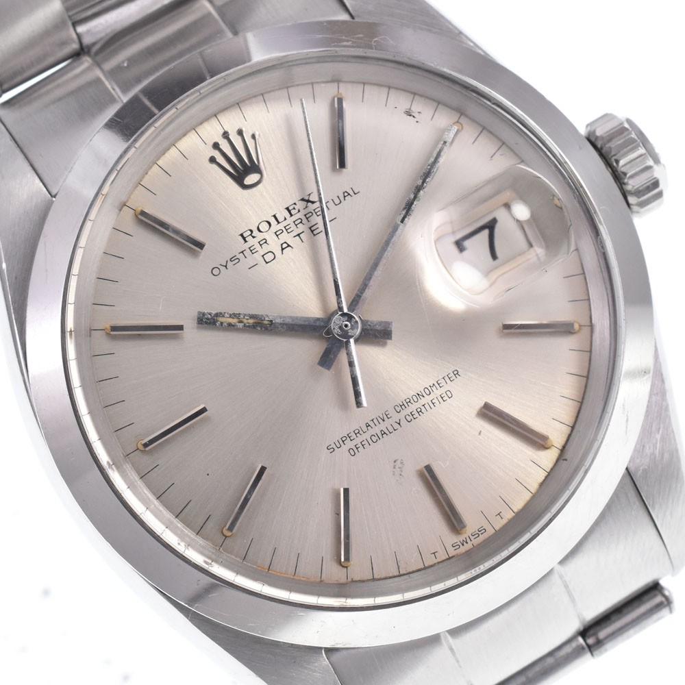 ROLEX Oyster perpetual date 1500 vintage Cal.1570 Automatic Men’s Watch Q#148881