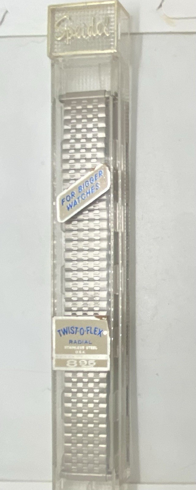 NOS SPEIDEL USA Twist-O-Flex RADIAL Silver Expansion Band 17-22mm Lugs – 5-7/8”L