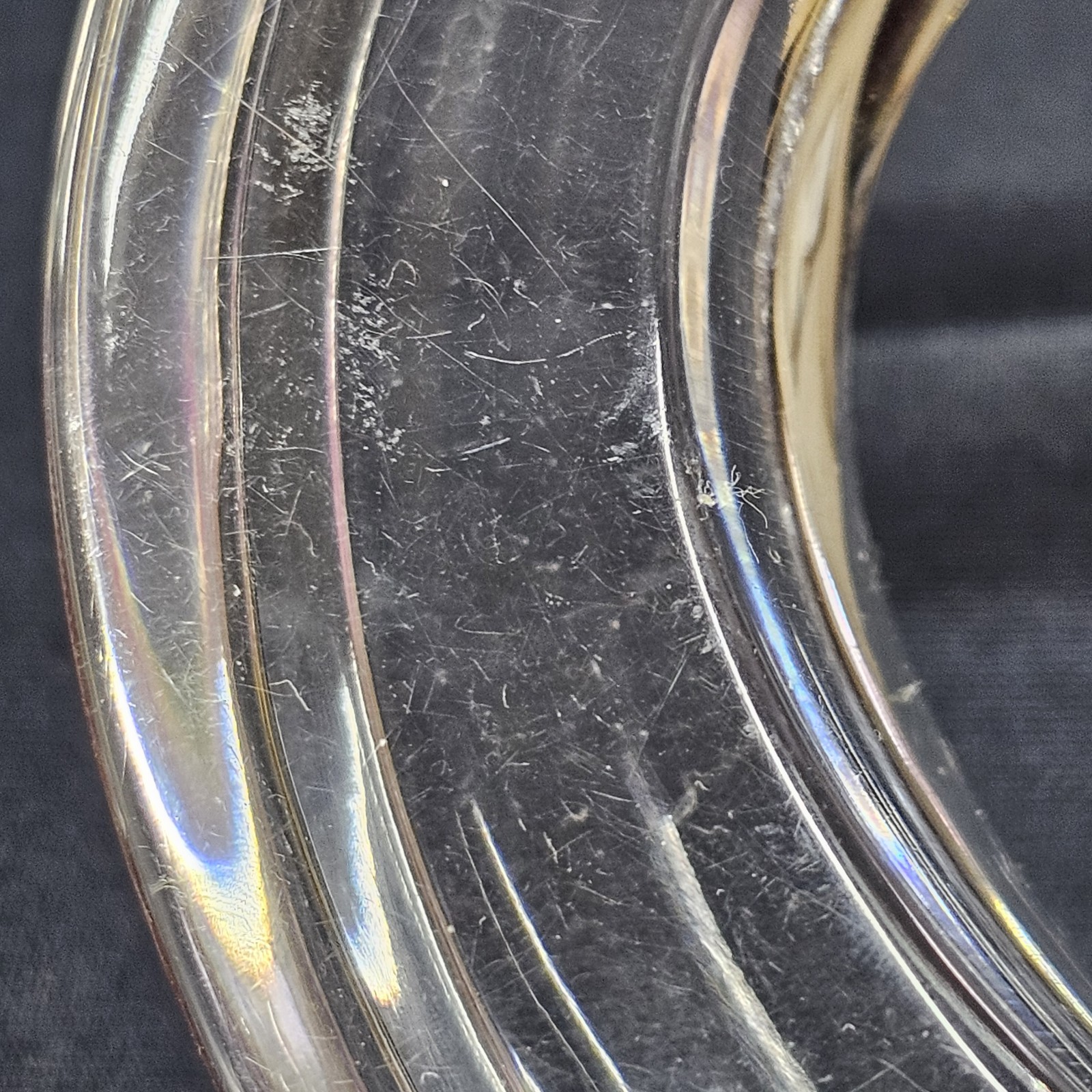 Bayanihan Philippines Lucite Cuff Bracelet Clear Modernist