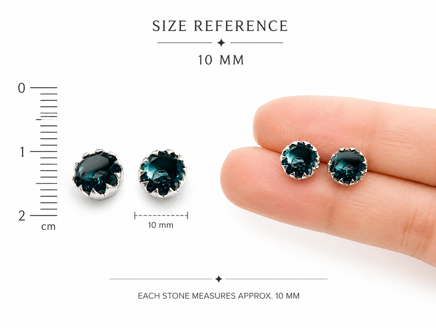 Alexandrite Stud Earrings 925 Sterling Silver Jewelry Gift for Her