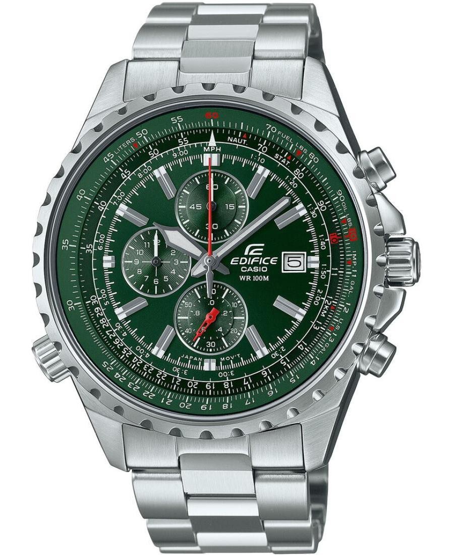 CASIO Men Analog Quartz Casual Watch Classic Dress Green Dial Waterproof Round S