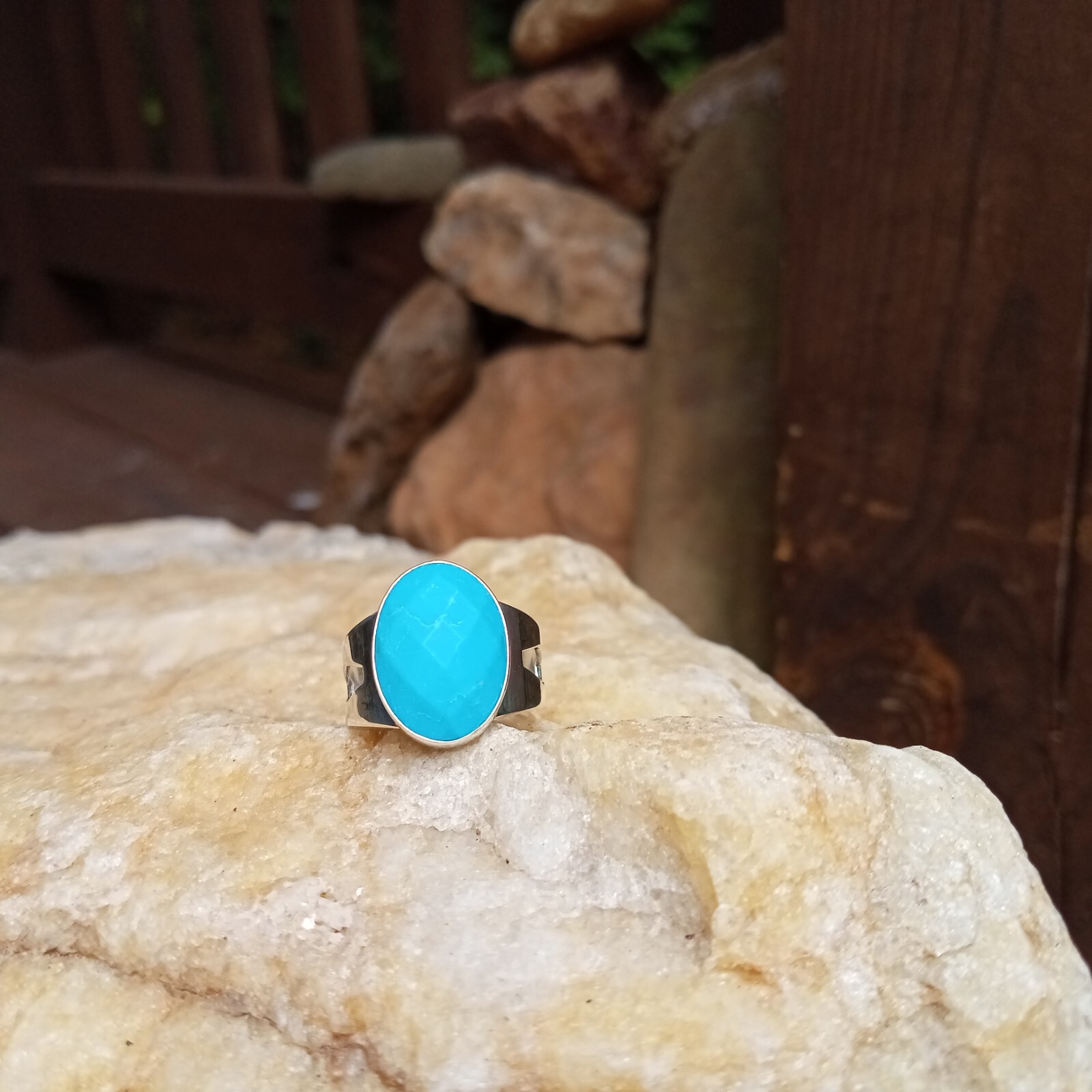 Mens Mine Finds by Jay King DTR Sterling Silver Turquoise Ring Size 10