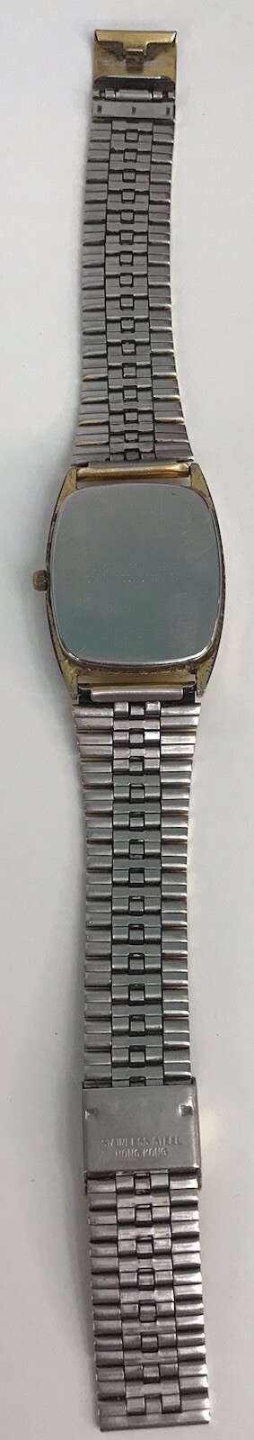 Vintage BENRUS Diamond Quartz Wristwatch Rectangle *Not Working*