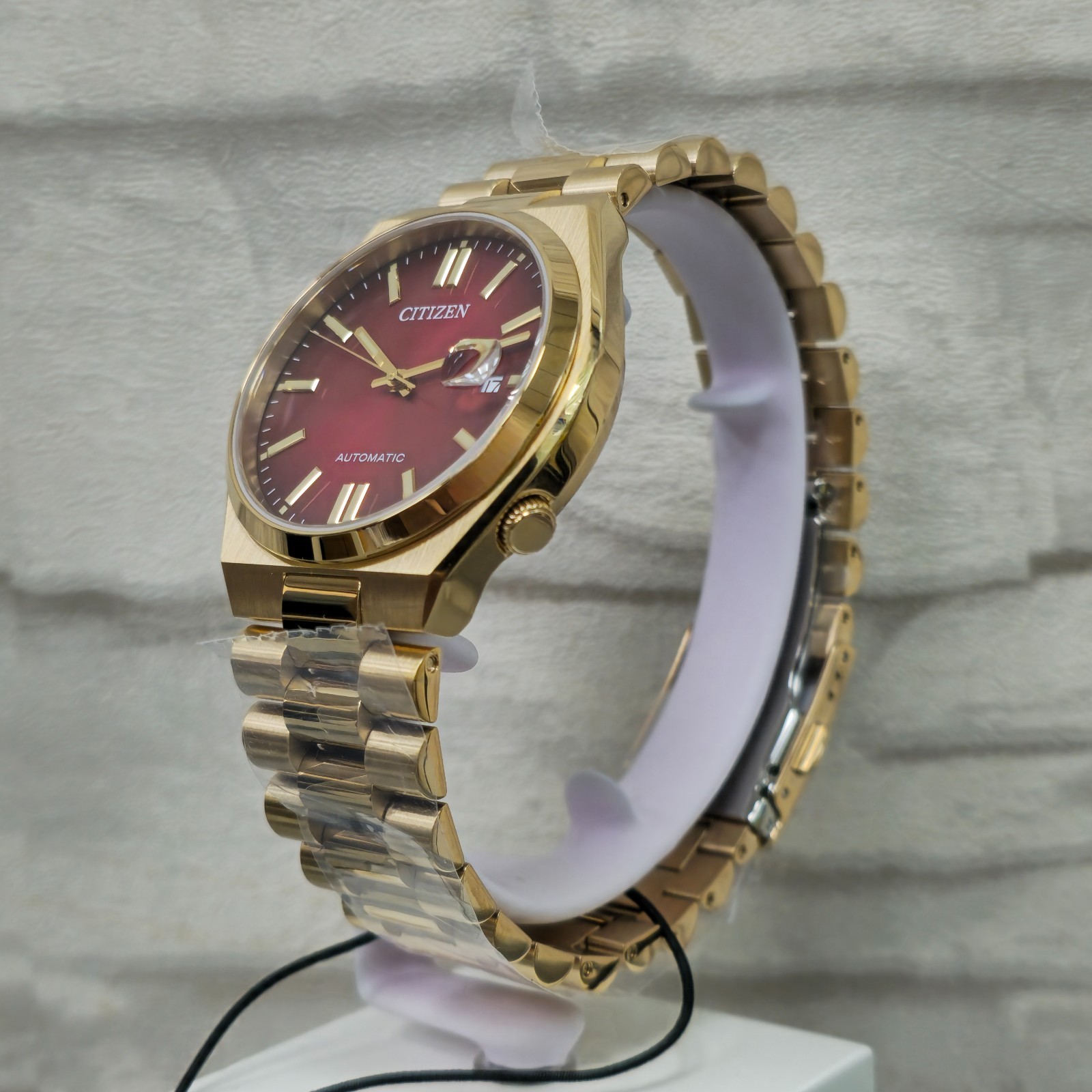 Citizen Tsuyosa NJ0153-82X Automatic Red Dial Stainless Steel 40mm Men’s Watch