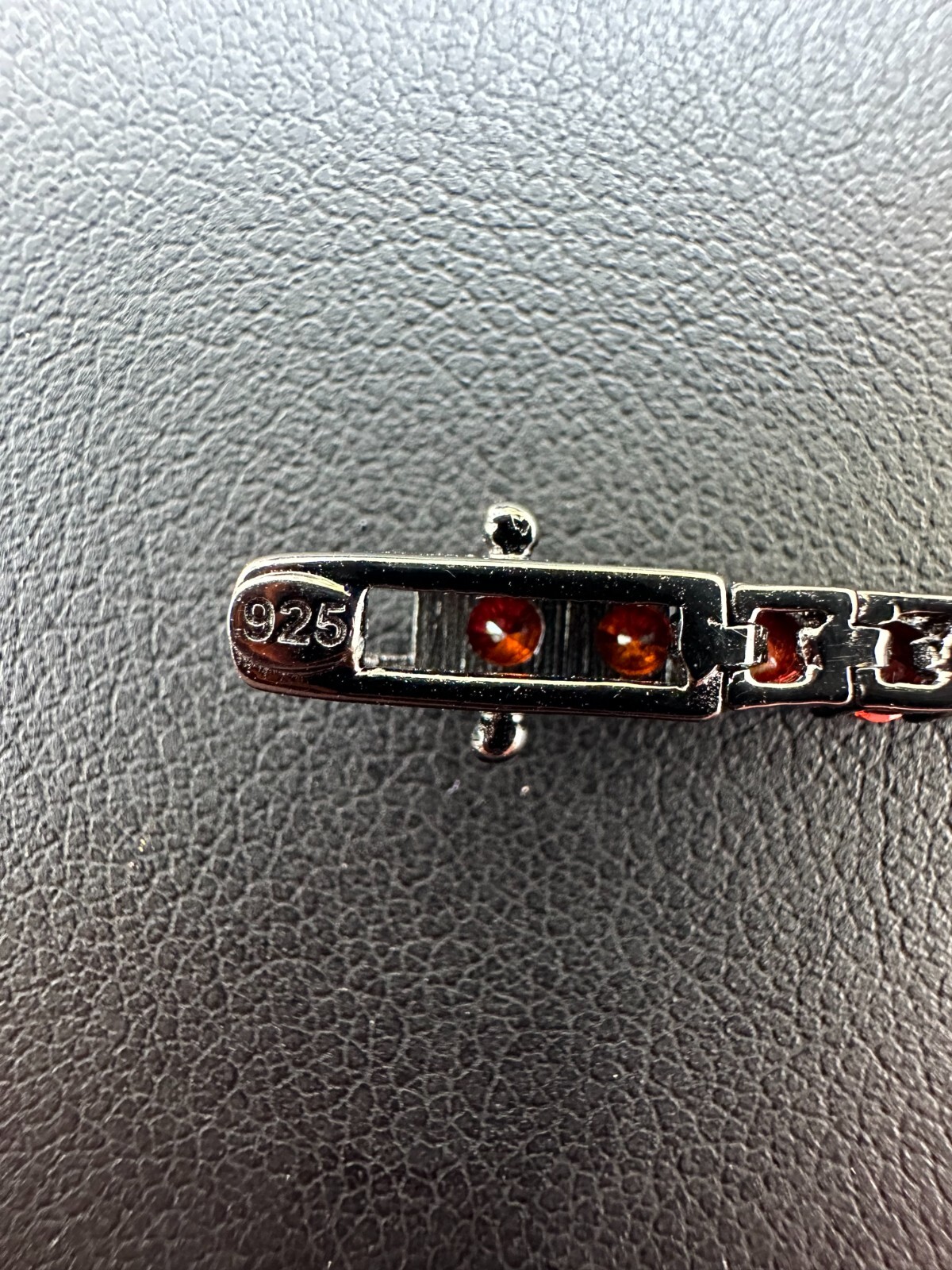 3mm Deep Red CZ Tennis Bracelet Real Iced 925 Sterling Silver Mens Ladies 6-8.5″