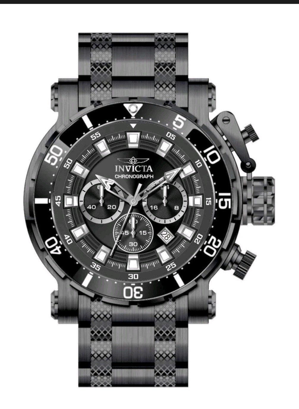 🔥 Invicta Coalition Forces Night Hawk Men’s Watch 52mm Gunmetal 50767 #195