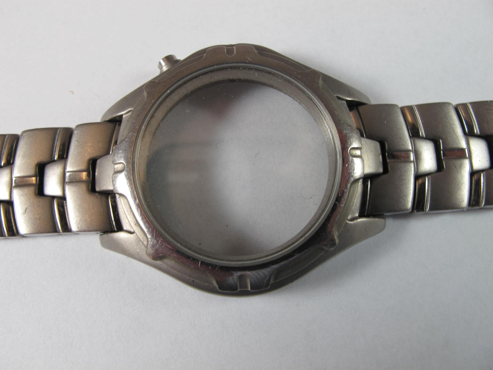 Seiko Kinetic Titanium 5M62-0C90 Watch 18mm Bracelet 48Y7