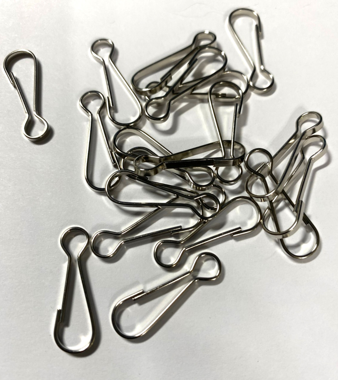 Nickle Silver Lanyards Hooks 23mm 72pc
