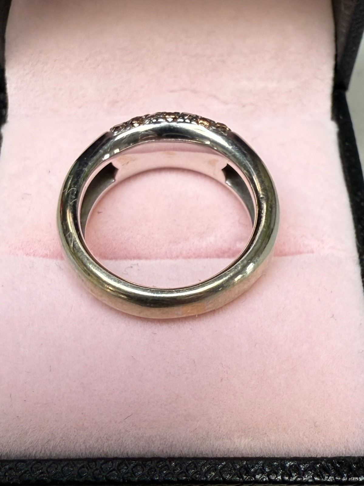 LooK!! 18K W/G Fancy CoCo Brown Chocolate Diamond Ring 0.57CTW
