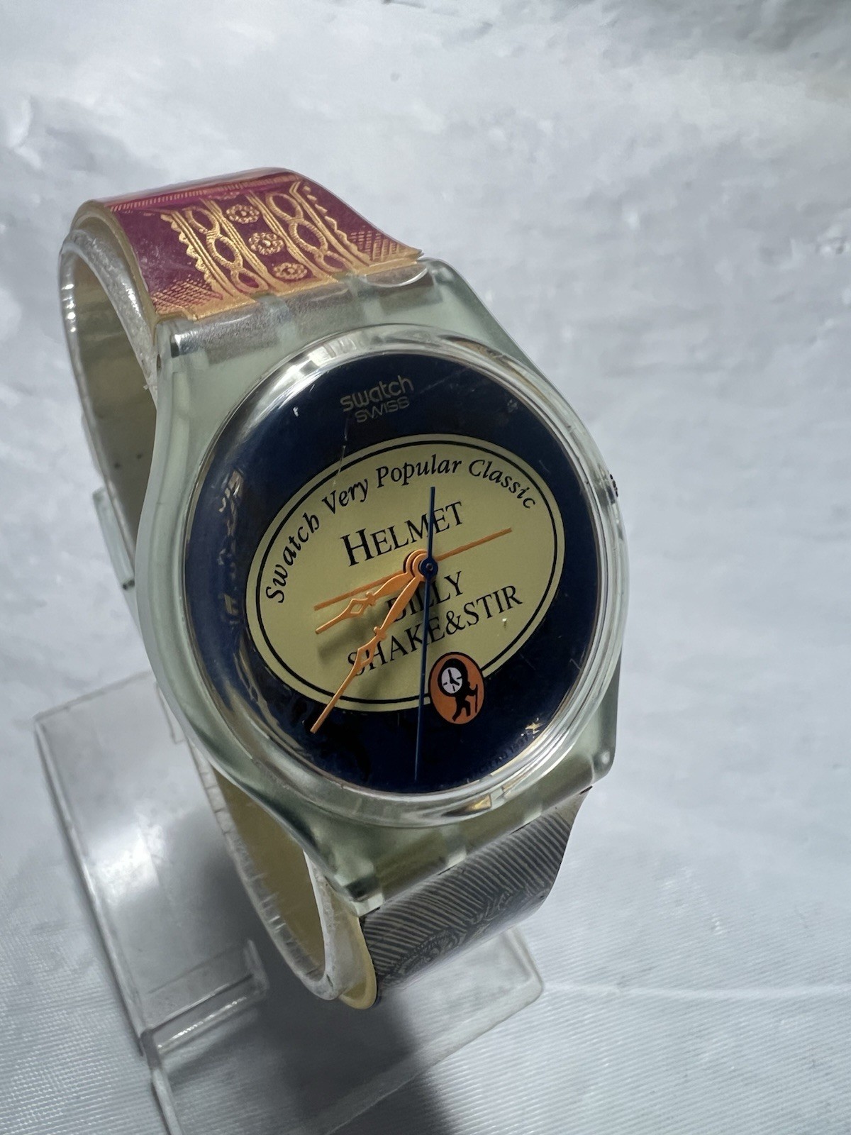 Swatch AG1997,(helmet) Gent,Graphic Strap,GG173,(Billy Shake&Stir),34mm Unisex