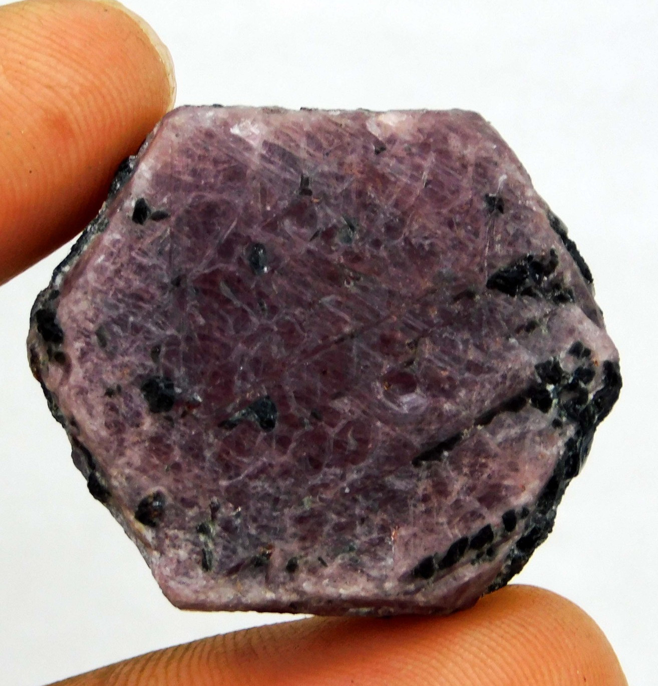 97.70 Ct Natural Red Corundum Ruby Crystal Rough Mineral Specimen Loose Gems