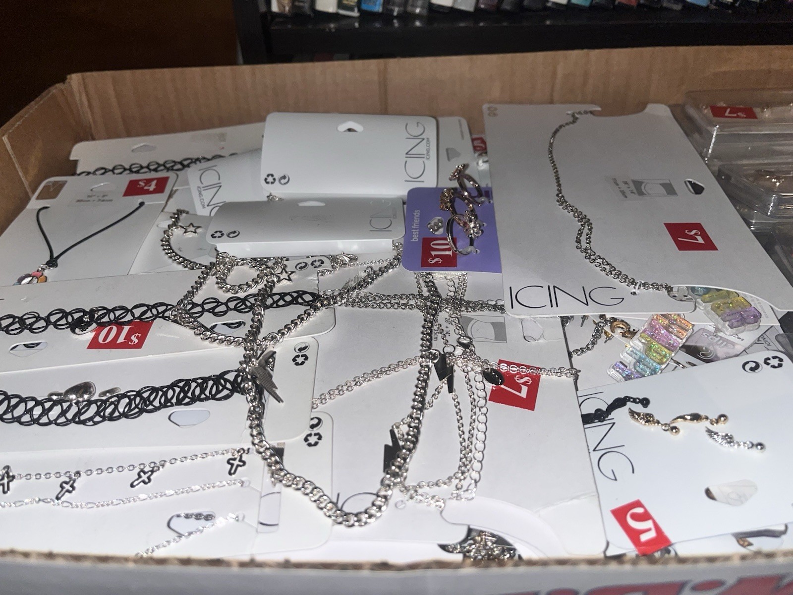 ICING & Claire’s Fashion Jewelry Mixed Lot Earrings Necklaces Bracelets Rings
