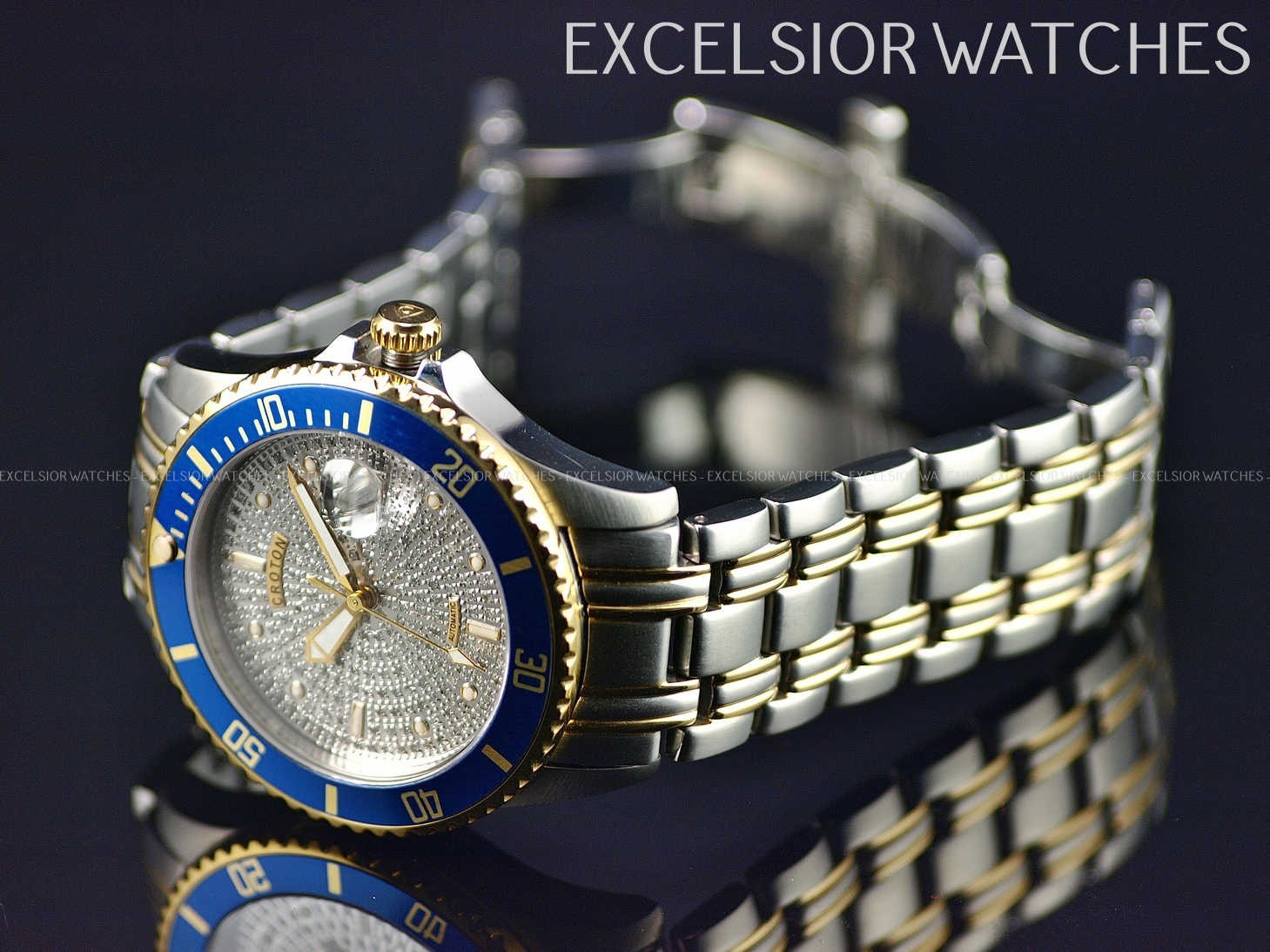 Croton CN301142 Men Limited Ed 1.2Ct Genuine Pave Diamond Dial Auto TT Watch