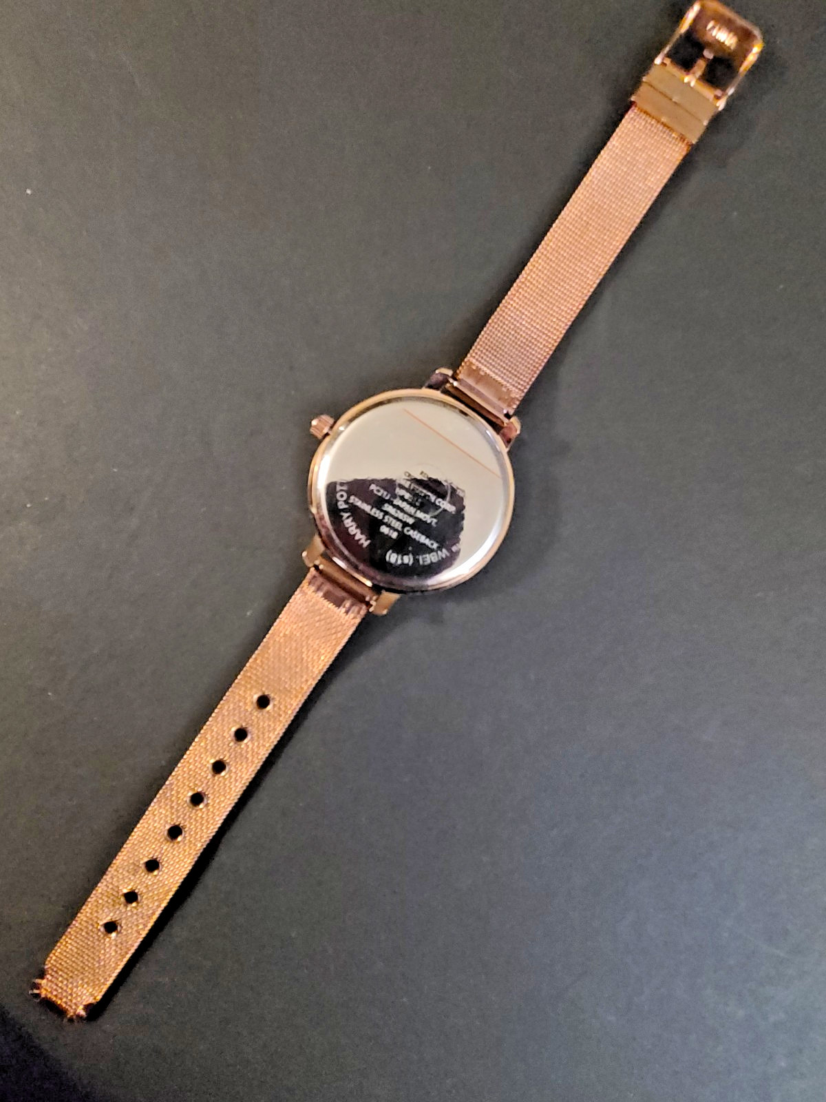 Harry Potter Accutime Rose Gold Expecto Patronum Watch MIB, New Battery