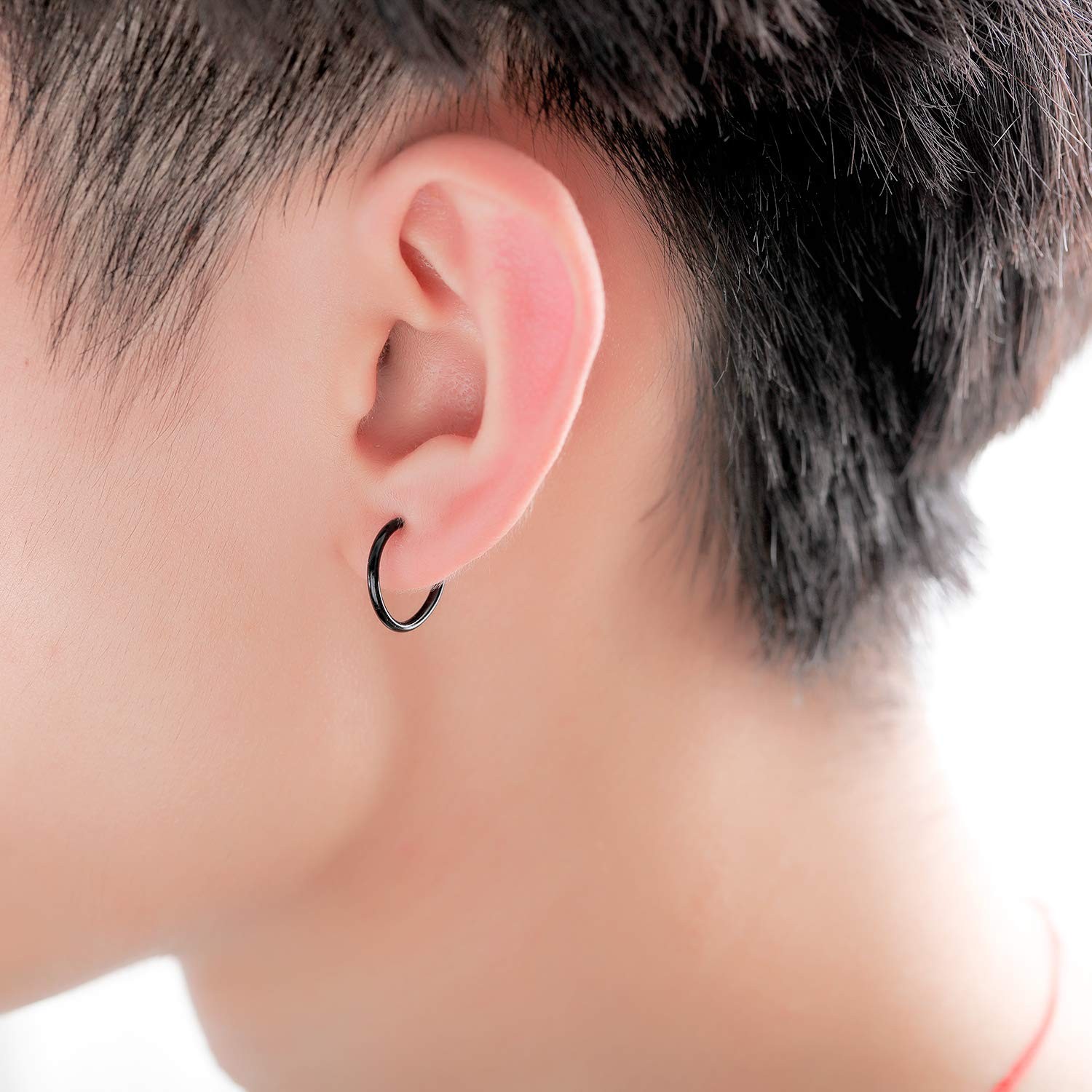 1 Pair Clip-On Non-Piercing Earing Fake Septum Lip Cartilage Nose Tragus Ring US